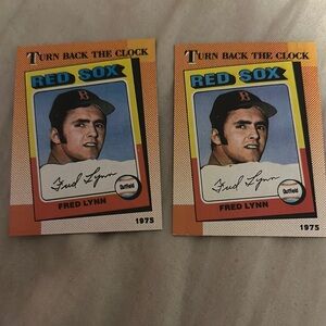 Red Sox Fred Lynn Baseball Cards